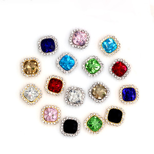 Strass carrés à 12 facettes, qualité A, diamant domestique pour accessoires de chaussures et vêtements DIY, origine Yiwu - Product Image 5