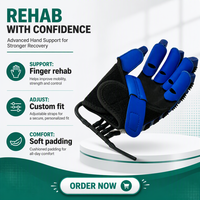 Gants de thérapie intelligents certifiés ISO Leyidi Mirror, appareil d'exercice robotique électrique pour l'entraînement des doigts en cas d'AVC ou d'hémiplégie