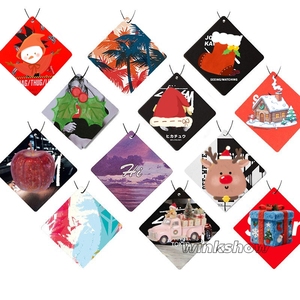 Carte parfumée longue durée toutes senteurs, papier d'emballage imprimé avec logo de voiture, désodorisant personnalisé pour cadeau - Product Image 1