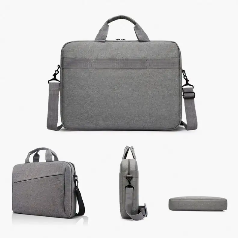 Custom Portable Waterproof Canvas Computer Laptop Bag For Men Women
