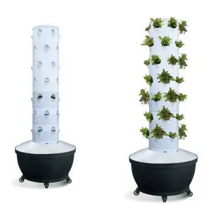 High Quality Commercial Indoor Aeroponic Garden Vertical Farm Hydroponic Plant Grow Tower Garden System Kit for Sale