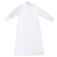 Thobe Arabe Style Saoudien de Haute Qualité pour Hommes, Vêtements Musulmans en Coton, Tenue Ethnique du Moyen-Orient pour le Ramadan, Abaya de Prière