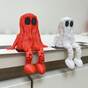 Figurine Articulée Fantôme d'Halloween Imprimée en 3D, Décoration de Fête Nocturne de Carnaval en Verre, Jouet à Brancher, Cadeau - Product Image 2