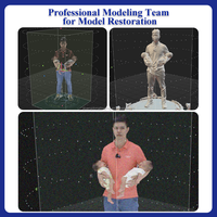 Ling Jing 10 Sec Fast Smart Scan Haute précision 360 °   Scanner de portrait 3D à capture rotative pour figurine d'impression 3D