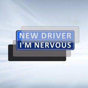 Aimant pour conducteur novice YECAI, réfléchissant, imperméable, aimant puissant, signalisation de sécurité, adapté aux <span class=keywords><strong>BMW</strong></span>, Toyota, Honda - Product Image 2
