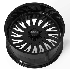 Personalización de llantas pintadas de diseño cóncavo forjado en aleación de aluminio de 26-30 pulgadas con una anchura de 14 pulgadas ET -76mm - Product Image 2