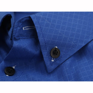 ชุดเดรสผ้าฝ้าย100% สำหรับผู้ชาย, เสื้อผ้าฝ้ายด๊อบบี้เนื้อผ้าลำลองมีรอยยับแห้งเร็วเป็นมิตรกับสิ่งแวดล้อมระบายอากาศมีกระดุมขนาดพิเศษ - Product Image 4