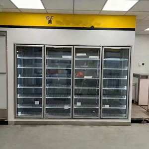 ตู้แช่แบบแนวตั้งระบบไฟฟ้าเชิงพาณิชย์แบบแก้วต่ำสำหรับเครื่องดื่มผลไม้เก็บรักษาง่ายติดตั้งง่ายออกแบบมาในตัวสำหรับ - Product Image 5