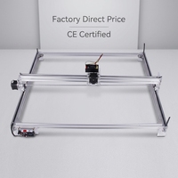 Mini machine de gravure CNC de bureau 6550 à diode, haute puissance optique, zone de travail 65x50cm, pour acrylique, bois, MDF, contreplaqué, verre, DXF/LAS, Nouveau