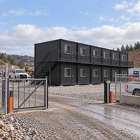 Cabine de sécurité conteneurisée à panneaux sandwich de 14,4 m² à faible coût, certifiée ISO, pour projet en Nouvelle-Zélande - Fourniture 8