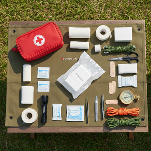 JCMED Erste-Hilfe- und Trauma-Set 4,5'' X 4,1 Yards Z-Faltung Sterile Kompressen Komprimierte Gaze-Bandage - Product Image 1