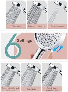Ручной разбрызгиватель для душа высокого давления - Product Image 4