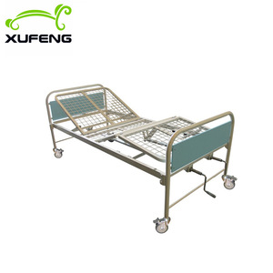 เตียงพยาบาลปรับมือ Xu Feng รุ่น L2000*W900*H550 มม. แบบสองมือหมุน สำหรับใช้ในบ้านและโรงพยาบาล สีเบจ รุ่น 602A - Product Image 5