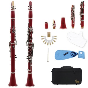 B-flat clarinete de baquelita de 17 teclas Fabricantes al por mayor LADE clarinete estudiantes adultos examen instrumento Clarinete Concierto conjunto - Product Image 5