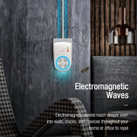 Répulsif Multifonctionnel Électrique Anti-Moustiques et Nuisibles Intérieur : Anti-Punaises de Lit, Anti-Cafards, Anti-Souris