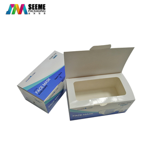 Renkli baskı ağız toz yüz kağıt yüz maskesi tek kullanımlık ambalaj ambalaj kutusu tıbbi cerrahi yüz maskesi kutusu - Product Image 4