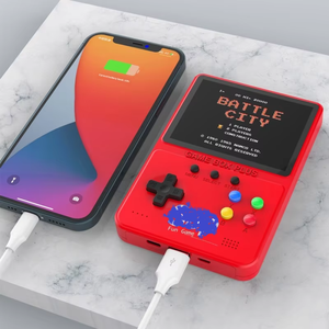 Nouvelle console de jeu portable haut de gamme, <span class=keywords><strong>500</strong></span> jeux, console portable 2-en-1 avec TV, jouet pour enfants deux joueurs, batterie externe - Product Image 2