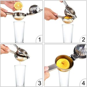 Hot Sale Two Sizes Heavy Duty Single Manual Silver Stainless Steel <b>Mirror</b> Finish Dishwasher Safe Fruit Juice Squeezer Lemon - Product Image 4