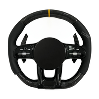 Volant en fibre de carbone adapté aux voitures Mercedes-AMG Classe C W204 C63 W212 W218 W207 W172 SLK