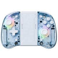 Manette de jeu sans fil Bluetooth L KS51 avec moteur de vibration double, conception à corps divisé, joystick pour téléphones mobiles iOS 2.1+EDR