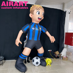Gonfiabile a Forma di Ragazzo Calciatore per Esterni, Personalizzabile per Partite di Calcio - Product Image 6