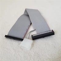 Komputer PC Laptop IDE 44Pin ke 40Pin dengan Kabel Adaptor Power Molex 4Pin Kabel Ekstensi Data Hard Drive 2.5 inci ke HDD 3.5 inci.