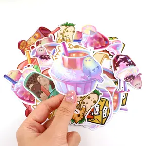 High Quality Durable Personalized Custom Decorative Sticker Bulk Self Adhesive Die Cut Stickers Printing