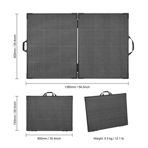Panneau solaire portable de qualité supérieure, bifacial, 100w 200w 400watt, panneau solaire pliable XT30 XT60 pour <span class=keywords><strong>Ecoflow</strong></span> Bluetti Power Station - Product Image 3