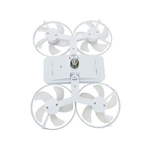 Lampada <span class=keywords><strong>Ventilatore</strong></span> a Soffitto a LED E27 Pieghevole <span class=keywords><strong>con</strong></span> Telecomando e Dimmer, Design Moderno a Forma di Drone per Casa - Product Image 6