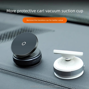Vente en gros Support de téléphone portable rotatif pliable sans pâte à 360 ° Support magnétique sous vide pour voiture - Product Image 2