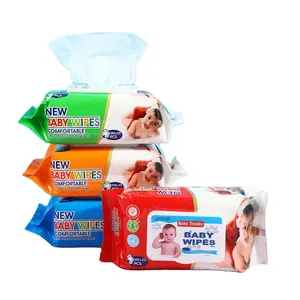 Kirkland Baby Wet Tissue Factory Price Lids Open 120 Pcs Reusable Good Quality Baby Wipes