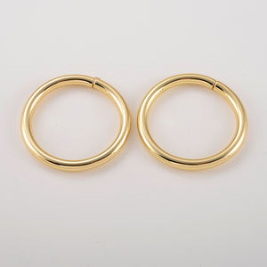 แหวนเชื่อมวงแหวนโลหะรูปวงรี15มม. 18มม. หัวเข็มขัดเชื่อมสปริงเชื่อมโอริงโลหะวงแหวนโลหะแบบแข็งสำหรับกระเป๋า - Product Image 4