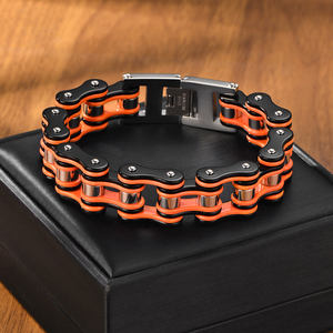 <span class=keywords><strong>Chaîne</strong></span> <span class=keywords><strong>de</strong></span> <span class=keywords><strong>vélo</strong></span> personnalisée <span class=keywords><strong>Bracelet</strong></span> en acier inoxydable pour <span class=keywords><strong>homme</strong></span> Bijoux Punk Cool Rocker <span class=keywords><strong>Bracelet</strong></span> pour <span class=keywords><strong>homme</strong></span> - Product Image 4