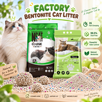 Sable sanitaire écologique de qualité supérieure pour chats, 99,5 % sans poussière, bentonite à agglomération rapide et contrôle des odeurs pour les animaleries