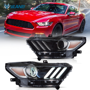 Fari Anteriori VLAND Aftermarket Retrofit S550 LED per <span class=keywords><strong>Ford</strong></span> Mustang GT EcoBoost 2015-2017 - Product Image 1