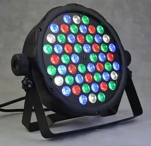 Luz de led de 54*3w rgbw para dj, luz de efeito da festa de palco