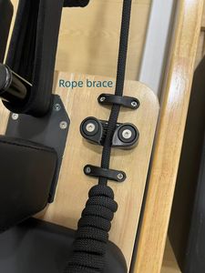 Высококачественный прочный дубовый Пилатес, реформатор для домашнего использования, студийный полный аксессуар, 6 пружин, бесшумный портативный регулируемый корпус - Product Image 6