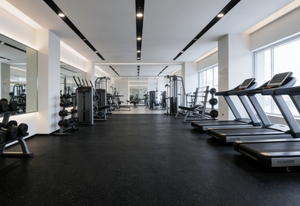 Suelo de Goma para Gimnasio de Alta Calidad Encriptado, Tapete Deportivo de 20 mm, Resistente a Impactos, Abrasión y Presión, Sin Deformación - Product Image 5