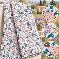 Tissu sergé en coton micro-fleuri imprimé numériquement sur mesure Heritage, haute résistance 335 g/m², pour sacs, ameublement et artisanat