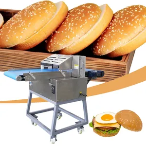 Factory Price Hamburger hot dog slicing machine Bread Cutter Machine Bread Slicer Machine