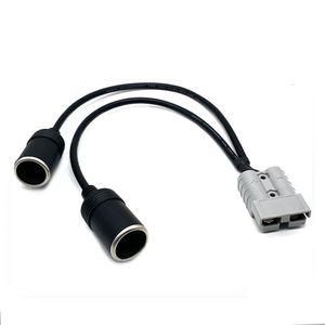 Connettore di Alimentazione 50 Amp PLUG <span class=keywords><strong>a</strong></span> Doppia Presa Accendisigari <span class=keywords><strong>16</strong></span> AWG 300mm - Product Image 5