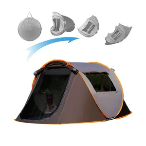 נייד מתקפל אוטומטי משפחת קמפינג אוהל Pop Up מיידי אוטומטי אוהלי מים אוהל קל התקנה