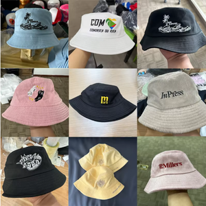 Reversible Bucket Cap Hat Design Your Own Logo Embroidery Printing Custom Logo Cotton Bucket Hats Custom Summer Bucket Hat - Product Image 6