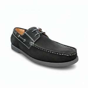 Chaussures bateau pour hommes en cuir véritable faites à la main, basses, à lacets, légères, respirantes, décontractées, polyvalentes et confortables - Product Image 3