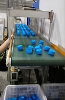ZHENHUA mesin cetak injeksi dua warna untuk 5 galon sekrup tahan debu tutup botol air tutup plastik untuk ember