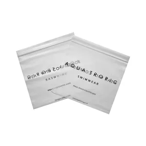 Custom Printing flexography Biodegradable clothing ziplock bags frosted bone bag ziplock plastic bags