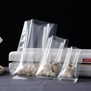 防潮热封透明尼龙真空塑料食品包装袋用于坚果塑料包装袋