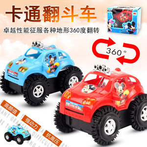 Mickey <b>Mouse</b> Electric Toy Car 3311J <b>Remote</b> <b>Control</b> Flip Over Truck For Kids - Product Image 3