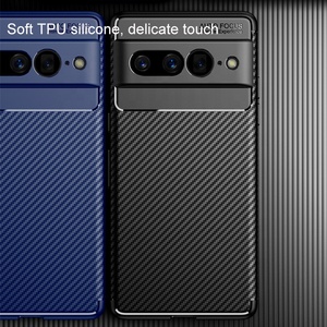 Funda trasera de TPU mate de piel de fibra de carbono, funda duradera para teléfono móvil para <span class=keywords><strong>Google</strong></span> <span class=keywords><strong>Pixel</strong></span> 9 Pro <span class=keywords><strong>7A</strong></span> 8A 7 8 9 - Product Image 4