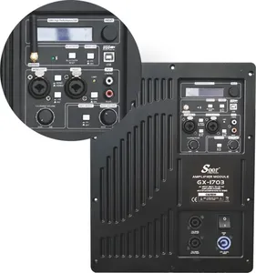 GX-1703 chuyên nghiệp hoạt động khuếch đại công suất mô-đun Class D 2.1 kênh AC 220V cho loa siêu trầm - Product Image 1